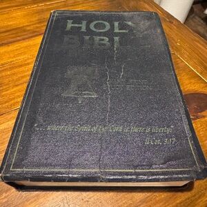 Holy Bible Giant Print Study Edition KJV Old Time Gospel Hour 1976